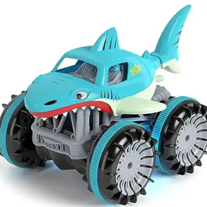 ماشین کنترلی کوسه هیولای آب و خاک مدل 313-989 Amphibious Remote Control Car_اسباب بازی